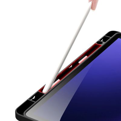 7. Etui Dux Ducis Magi z uchwytem na rysik na Samsung Galaxy Tab S10 FE/S9/S9 FE - czarne