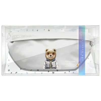 5. Torba na ramię Nimmy Crossbody Cool&Cute 2.0 Bear - szara