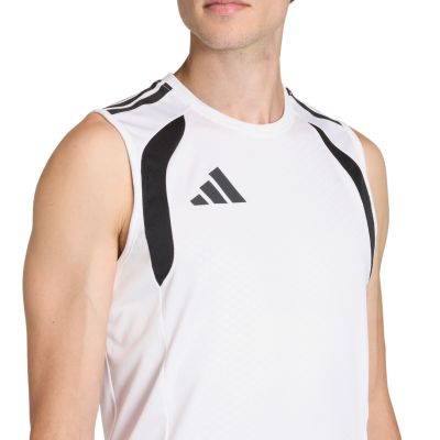 5. Koszulka męska adidas Tiro 26 Competition Sleeveless Jersey biała KA7614