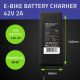 6. Ładowarka do roweru elektrycznego Qoltec 52613 36V 42V 2A wtyczka Bosch 3Pin + kabel zasilający