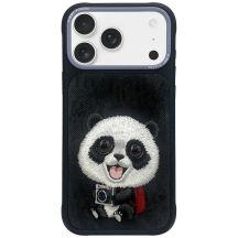 Etui Nimmy Big Eyed Pet 2.0 Panda do iPhone 17 Pro - czarne
