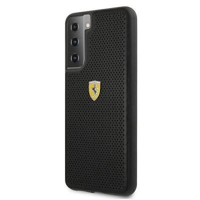 2. Etui Ferrari On Track Perforated na Samsung Galaxy S21 - czarne