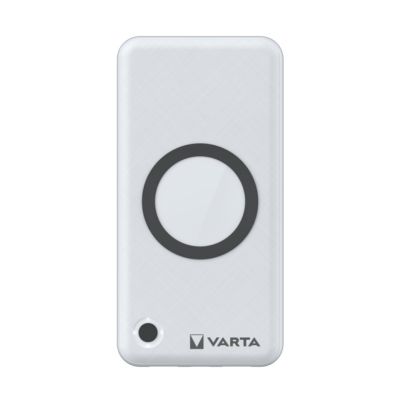 Varta 57908 101 111 bank mocy Litowo-polimerowy (LiPo) 15000 mAh Bezprzewodowe ładowanie Biały