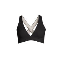 Top kąpielowy CASALL V-neck Crossback Bikini Top czarny