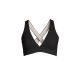 Top kąpielowy CASALL V-neck Crossback Bikini Top czarny