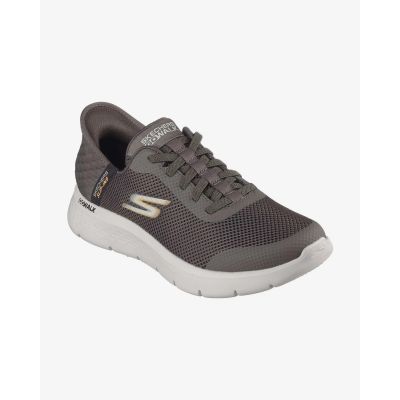 Skechers Slip-Ins: Go Walk Flex - Hands Up brązowe (216324-WW/BRN)