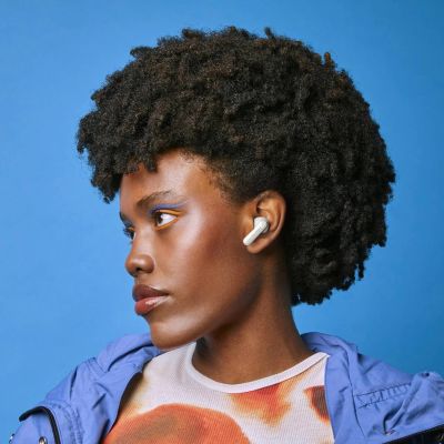 5. Słuchawki bezprzewodowe Energy Sistem True Wireless Earphones Serenity ANC z mikrofonem Bluetooth białe