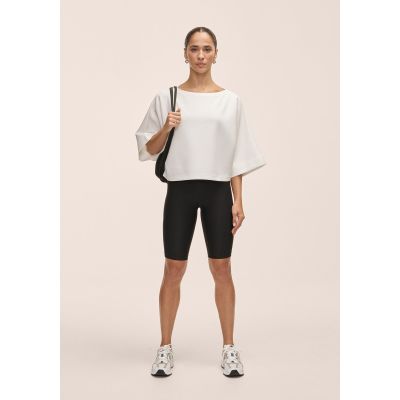 2. Koszulka damska Casall Aria Cropped Boatneck biały