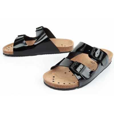 19. Klapki robocze Abeba Sandals Black W 8088