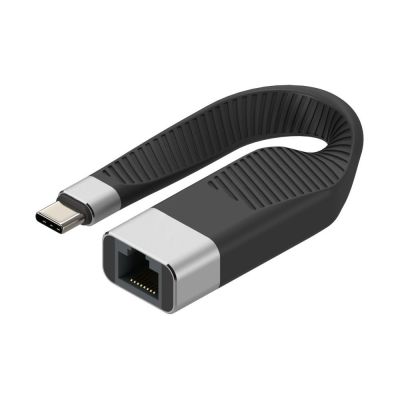 11. Techly ICOC USBC-RJ45 kabel sieciowy Czarny 0,144 m