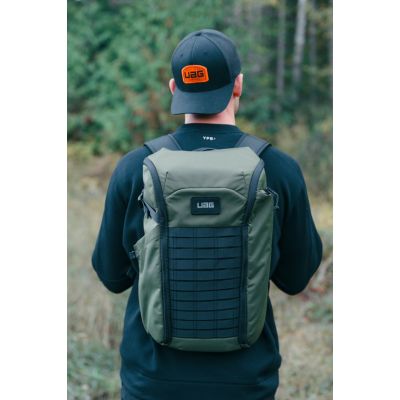 12. Urban Armor Gear 984174117297 plecak Plecak podróżny Oliwkowy, Pomarańczowy Nylon