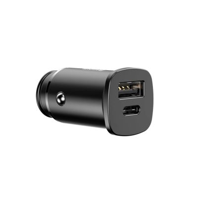 3. Baseus Square PPS inteligentna ładowarka samochodowa z portami USB Quick Charge 4.0 QC 4.0 i USB-C PD 3.0 SCP czarny (CCALL-AS01)
