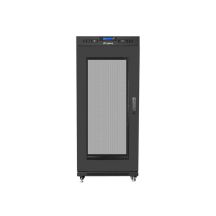 LANBERG SZAFA STOJĄCA RACK 19" 27U 600X800 DRZWI PERFOROWANE LCD CZARNA FF01-6827-23BL (FLAT PACK)