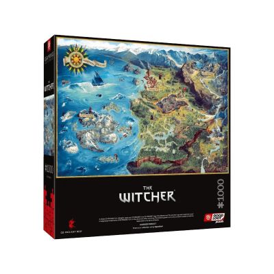3. Puzzle Good Loot: The Witcher - The Northern Realms Map, 1000 elementów