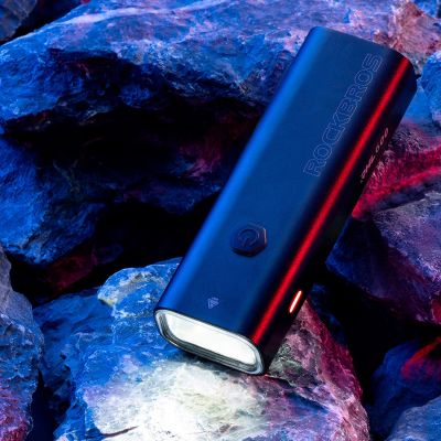 9. Lampka rowerowa Rockbros RHL600 przednia 2600mAh 600lm IPX6 - czarna