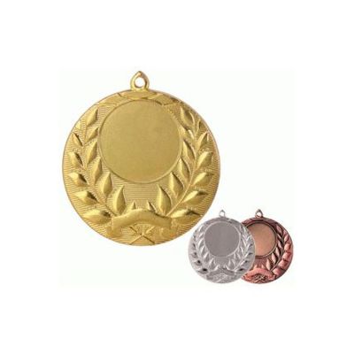 5. Medal złoty ogólny z miejscem na emblemat 25 mm - medal stalowy