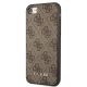 2. Etui Guess 4G Metal Gold Logo na iPhone SE 2022 / 2020 / 7 / 8 - brązowe