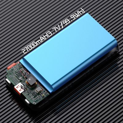 3. Powerbank Dudao K15Max 30000mAh PD 22.5W z kablami USB-C i Lightning - biały