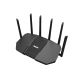 29. ASUS RT-BE90U BE9400 AiMesh router bezprzewodowy 2.5 Gigabit Ethernet Trójpasmowy (2,4 GHz / 5 GHz / 6 GHz) Czarny