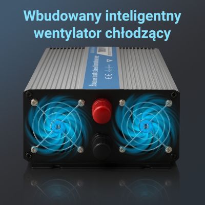 9. Extralink OPIM-2000W | Przetwornica napięcia | samochodowa 12V, 2000W modyfikowany sinus