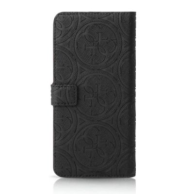 2. Etui Guess 4G Heritage Book Universal XL 5.2" - 5.7" - czarne