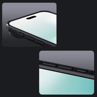 17. Etui Nillkin CamShield Pro kompatybilne z MagSafe na iPhone 17 Air - przezroczyste czarne