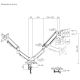 7. Deltaco ARM-1300-B uchwyt do telewizorów 81,3 cm (32") Czarny