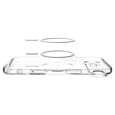 7. Etui Spigen Ultra Hybrid MagSafe na iPhone 17 Air - przezroczysto-złote