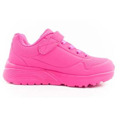 4. Skechers Uno Lite  buty sneakersy sportowe dziecięce różowe wygodne