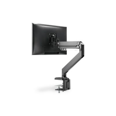 27. Ramię biurkowe pojedyńcze z zaciskiem 1xLCD z sprężyną gazową max. 35" i 15kg