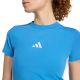 5. Koszulka damska adidas Essentials 3-Stripes Slim Baby jasnoniebieska KD2341