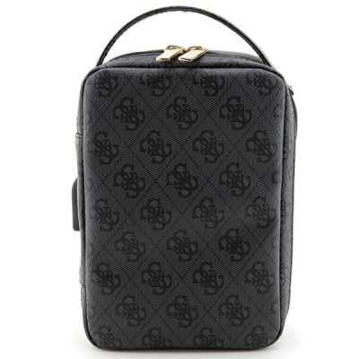 3. Torba organizer Guess 4G Printed Stripes - czarna