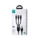 5. Kabel Joyroom Multi-Use Series S-A18 3w1 USB-A - Lightning / USB-C / micro USB 0.3m - czarny