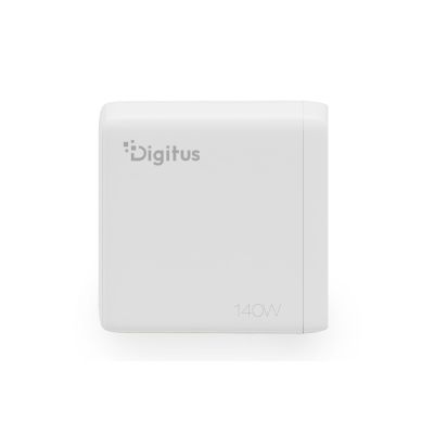 5. Digitus Ładowarka sieciowa GaN II 140W | 3x USB-C, 1x USB-A | PD 3.0, QC 3.0 | Biała