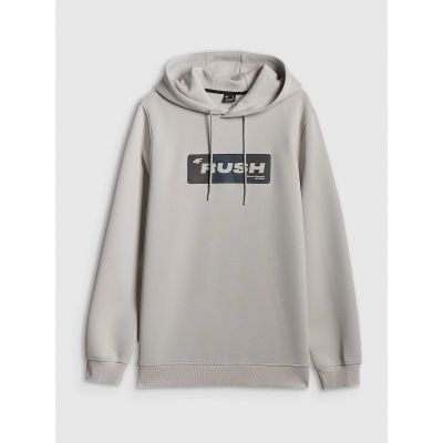 8. Bluza dresowa regular z kapturem męska 4F 4FRSS26TSWSM2801-27S