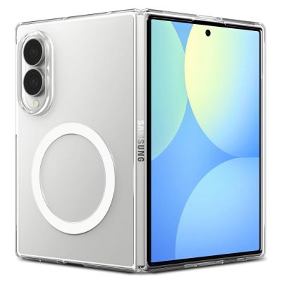 2. Etui Spigen AirSkin MagFit MagSafe na Samsung Galaxy Z Fold 8 - przezroczysto-białe