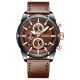 12. Zegarek Męski Giewont Chronograph Sapphire Czarno Brązowy GW8810-A3