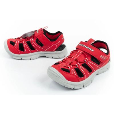 18. Sandały Skechers Relix Jr 406520L/RDBK