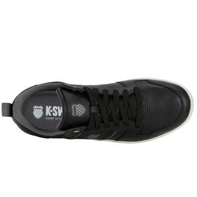 2. Buty sportowe męskie K-Swiss Lozan Match Lux sneakersy skórzane trampki czarne (04308-032-M)