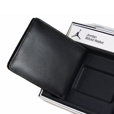 3. Portfel skórzany Air Jordan Jumpman Ingot Bifold Black Czarny - MA0819-023