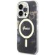 2. Etui Guess Golden Marble MagSafe na iPhone 14 Pro - czarne