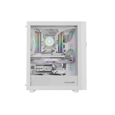 15. OBUDOWA GENESIS DIAXID 605 ARGB MIDI TOWER Z OKNEM USB-C BIAŁA