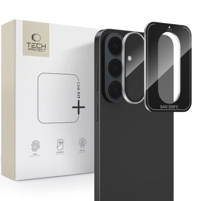 Szkło hartowane na aparat Tech-Protect Camring Fit+ na Samsung Galaxy S26 FE