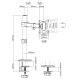 8. Equip 650156 uchwyt / stojak do monitorów 81,3 cm (32") Biurko Czarny