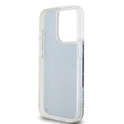 7. Etui DKNY Liquid Glitter Big Logo na iPhone 14 Pro - czarne