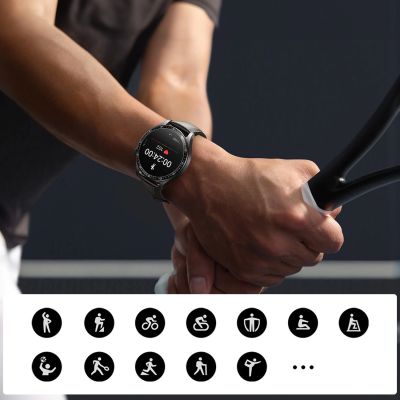 16. Smartwatch Joyroom Classic Series JR-FC2 Pro z funkcją odbierania połączeń - ciemnoszary