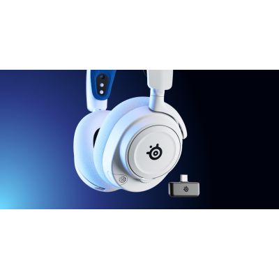 4. Słuchawki SteelSeries Arctis Nova 7P Białe