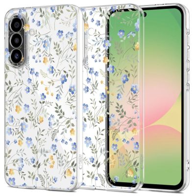 Etui Tech-Protect FlexAir na Samsung Galaxy A27 - przezroczysto-kwiatowy