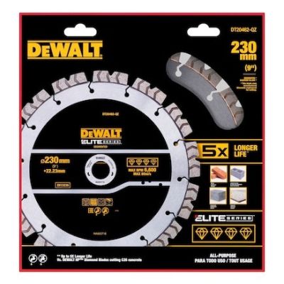 5. DeWALT DT20462-QZ Ostrze diamentowe 23 cm Ostrze diamentowe do krawędzi segmentowej