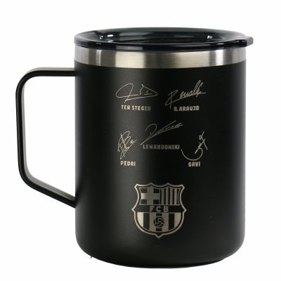 3. Kubek termiczny FC Barcelona z autografami 400 ml 972195